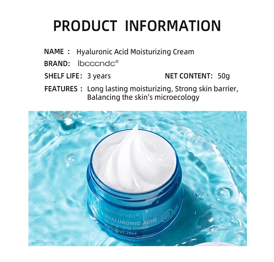 Hyaluronic Acid Gel Cream Hydrating Face Moisturiser