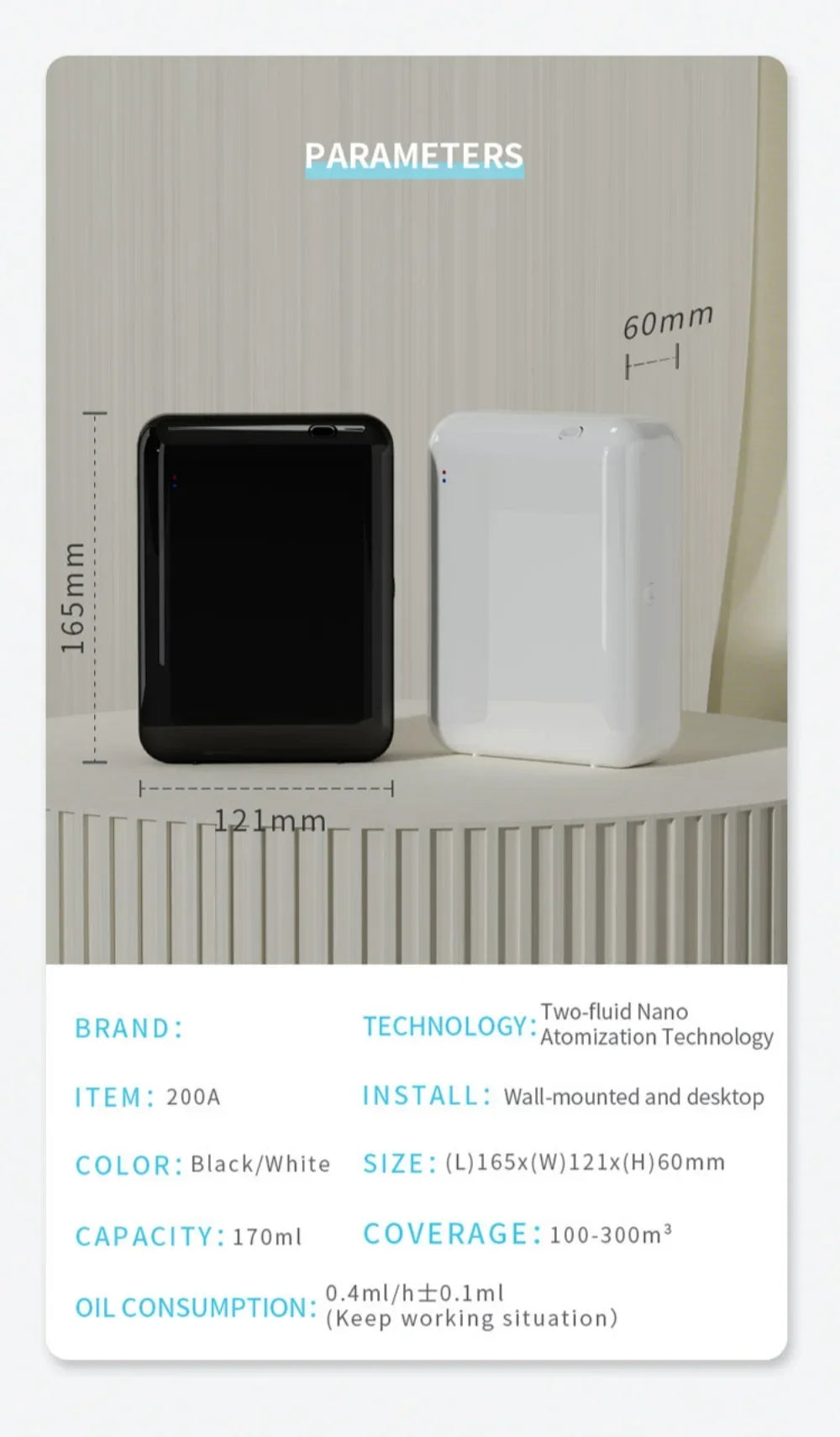 Bluetooth Control Aroma Diffuser