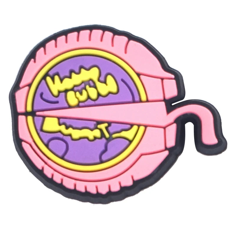 1PCS Cartoon Snack Shoe Charm – PVC Food & Drink Button for Slippers, Bags, and DIY Decor