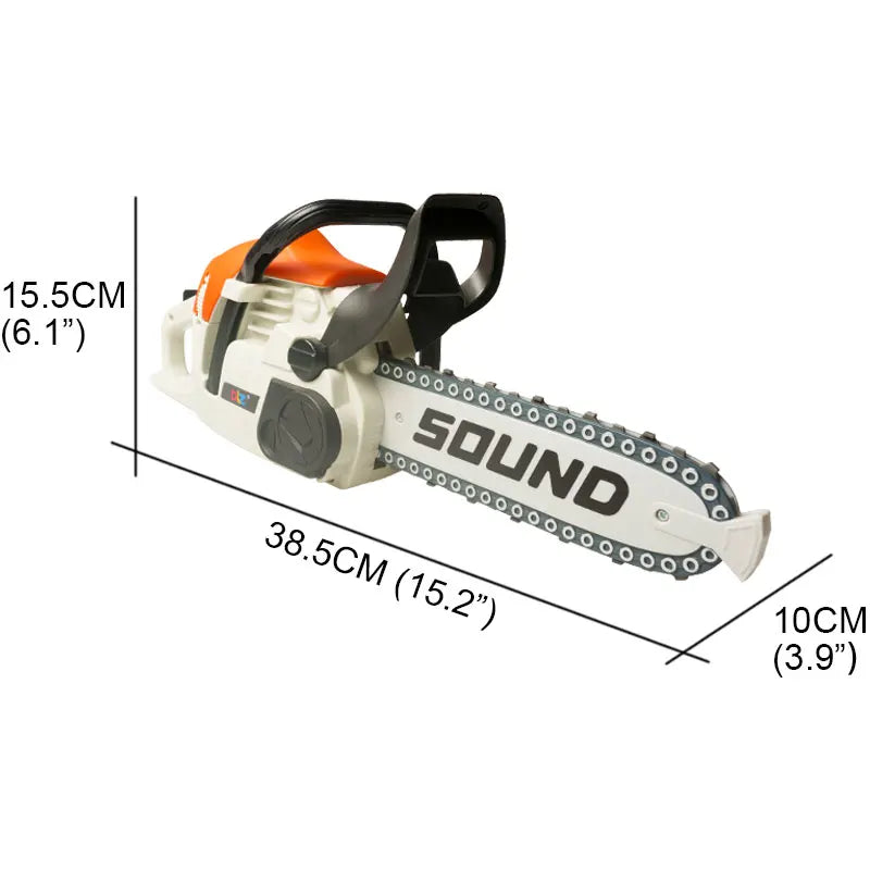 Toy Chainsaw with Goggles Children Electric Power Chainsaw with Sound Kids Toy Tools for Tool Bench Boys Gift Pretend Play Toys