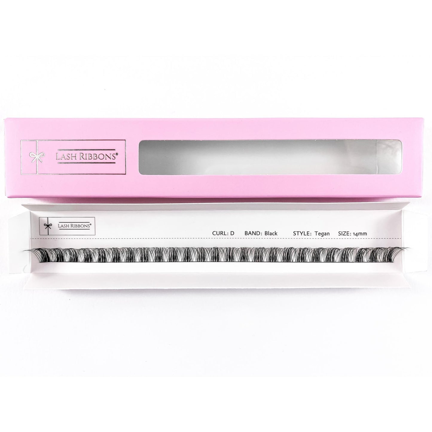 3D 'C' Curl Black / Brown Lash Ribbons® Starter Kit (With Clear Lash Bond)