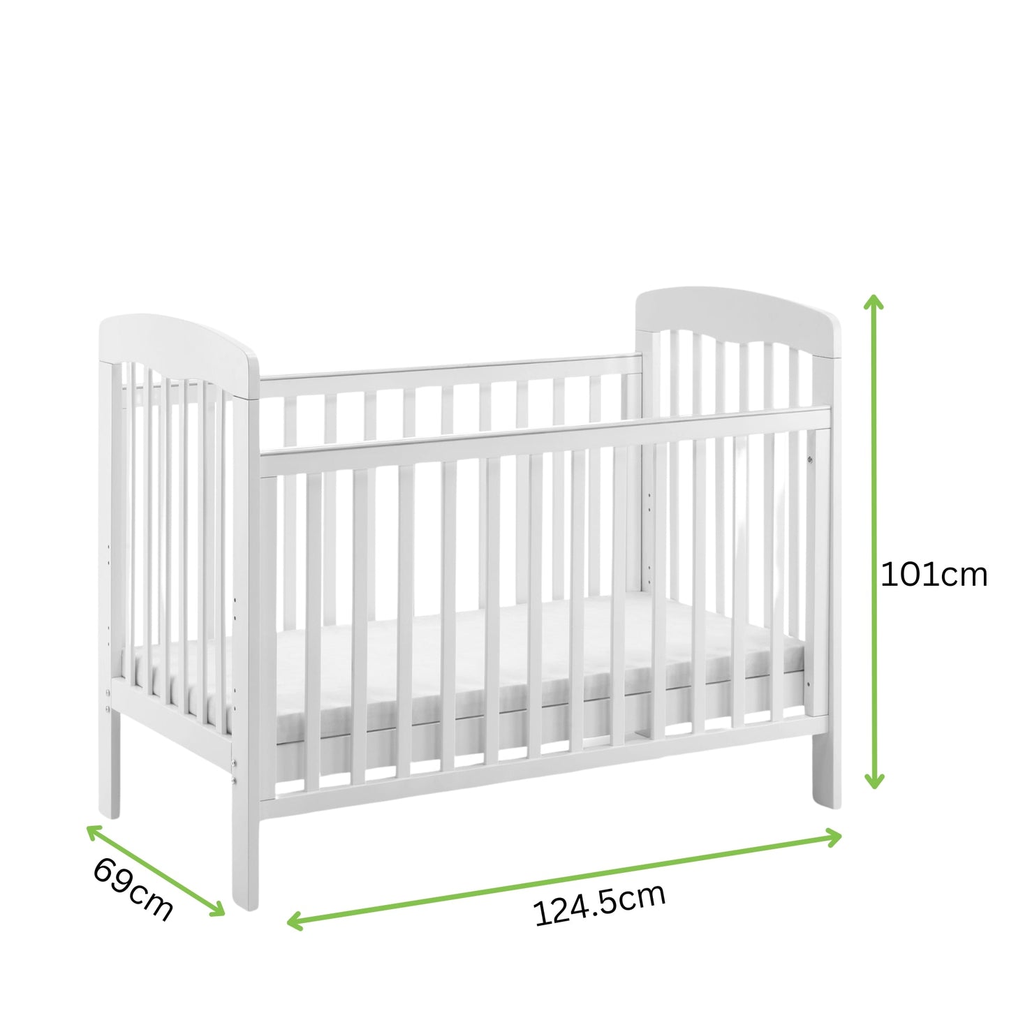 Valencia Cot - White