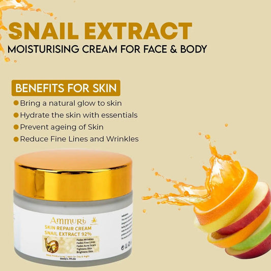 Ammuri Bioactive Snail Repair Cream | Anti-Aging Snail Cream