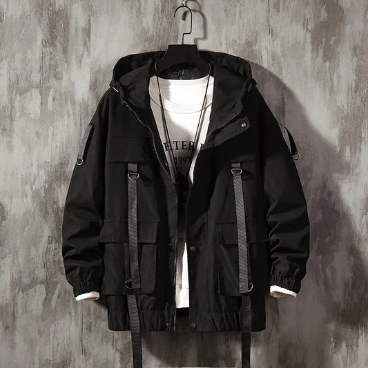 Oversized Cotton Jacket – Unisex Streetwear Outerwear