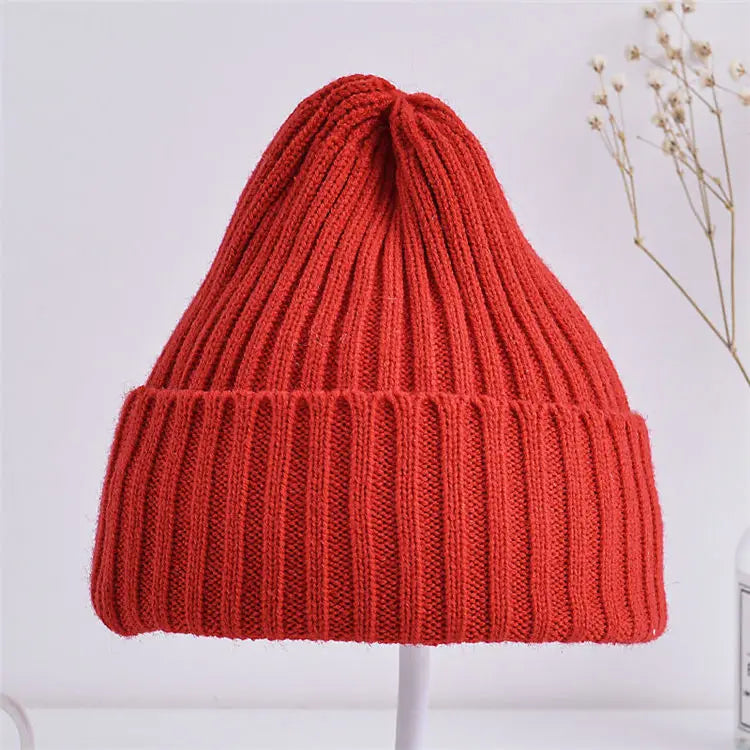 Baby & Toddler Ribbed Knit Beanie Hat, Soft Winter Cap for Boys & Girls (6M–4Y)