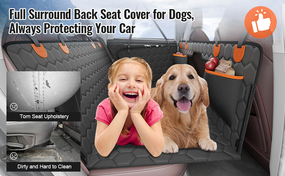 Back Seat Extender Dog Car Seat Cover