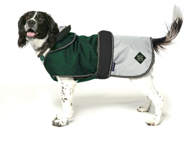 Battersea 2in1 Dog Coat Green 55cm/22