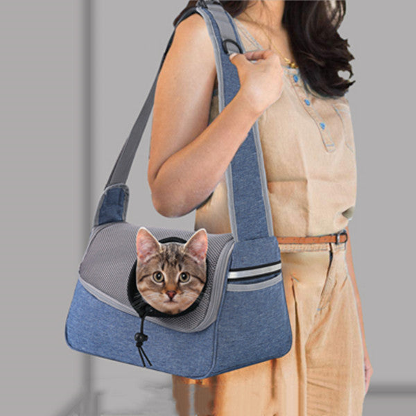 Out and About Comfortably Travel Shoulder Pet Carrier