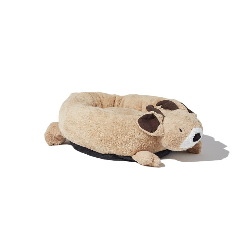 Cartoon Winter comfortable Warm Dog Bed