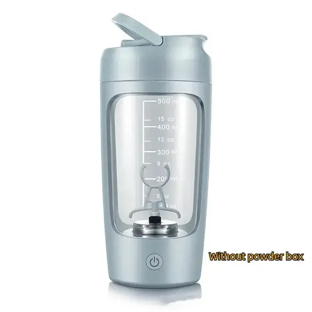 Electric Protein Shaker Bottle Portable USB Blender Cup for Gym, Fitness, and Supplements