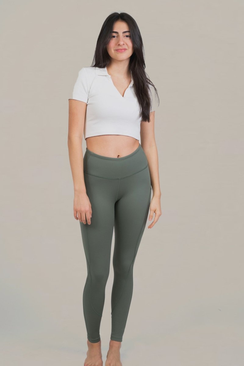 DC-Alana Athletica Restore High Rise Leggings - Sculpting, Soft, & Moisture-Wicking Design