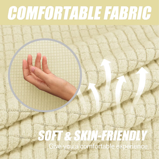 Stretch Jacquard Sofa Covers 1 2 3 4 Seater Couch Cover for Living Room Thick Sofa Slipcovers for Pets Kids Furniture Protector