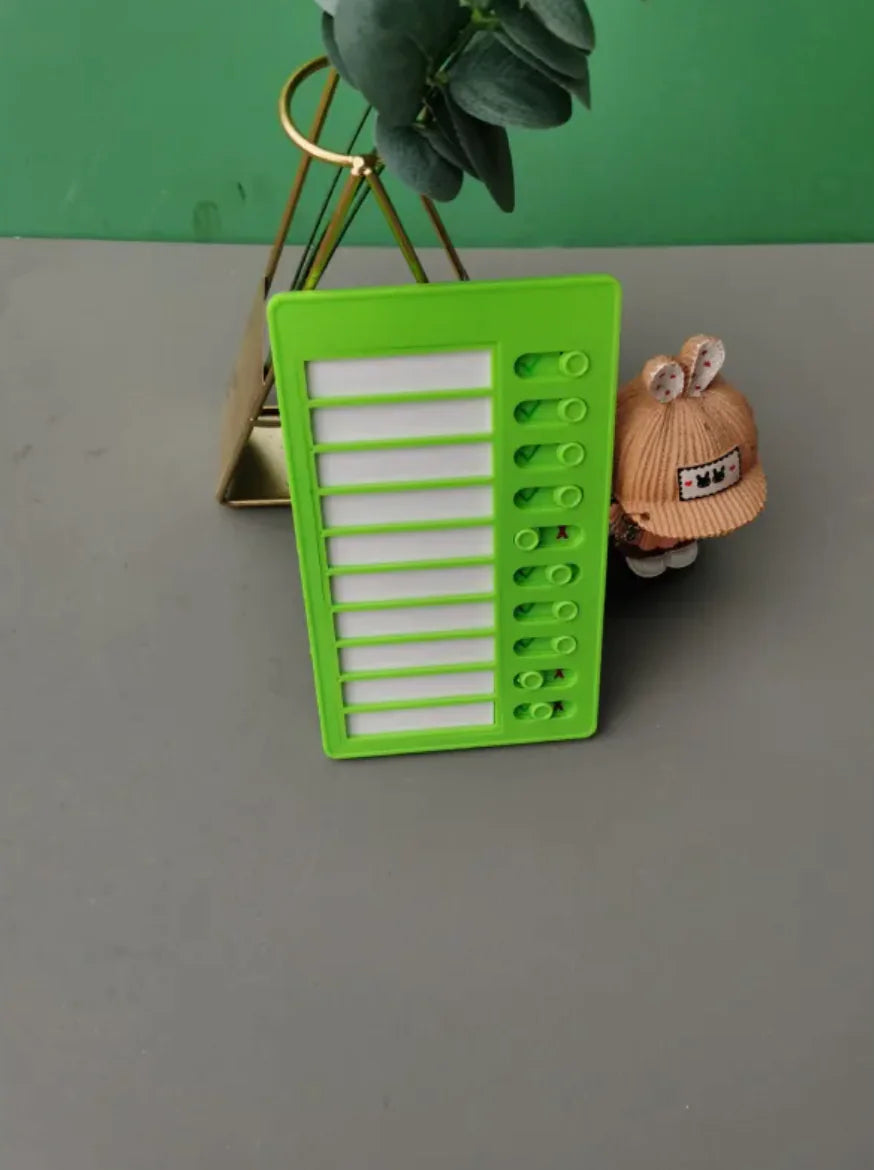 Reusable Habit Tracker for Kids - Daily Routine Board