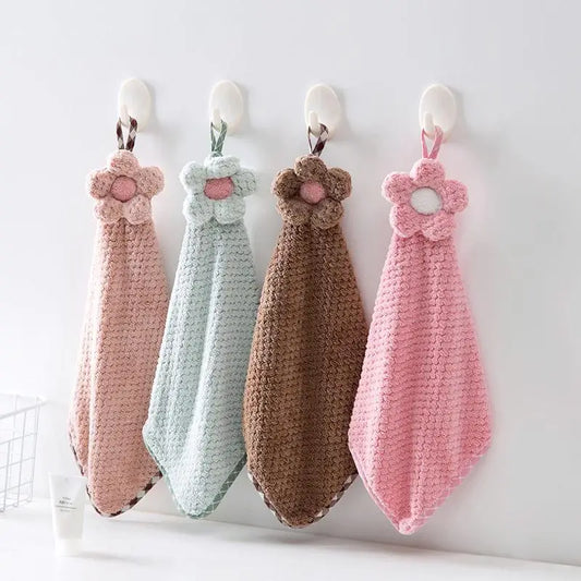 Hanging Microfiber Hand Towels for Kitchen and Bathroom