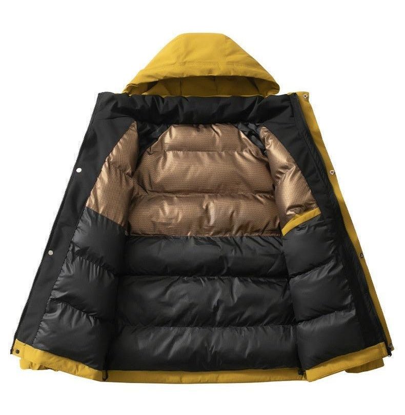 Fashion Hooded Couple Jacket Warm Coat