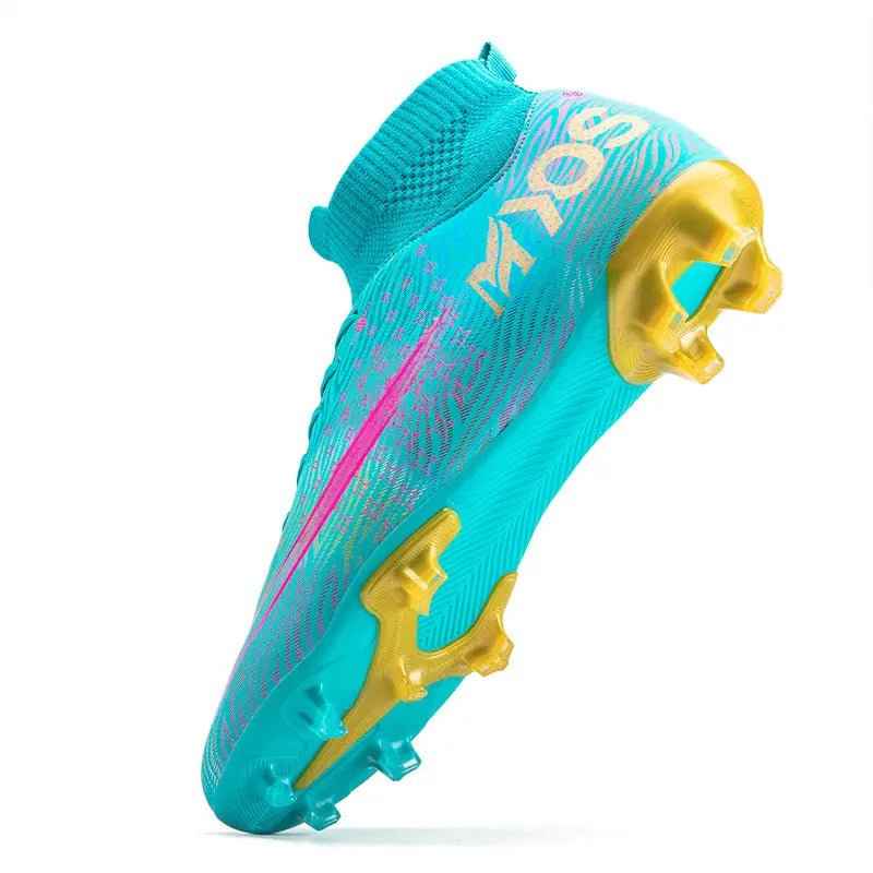 Premium Soccer Shoes for Men - Leather Upper, Superior Comfort & Enhanced Performance