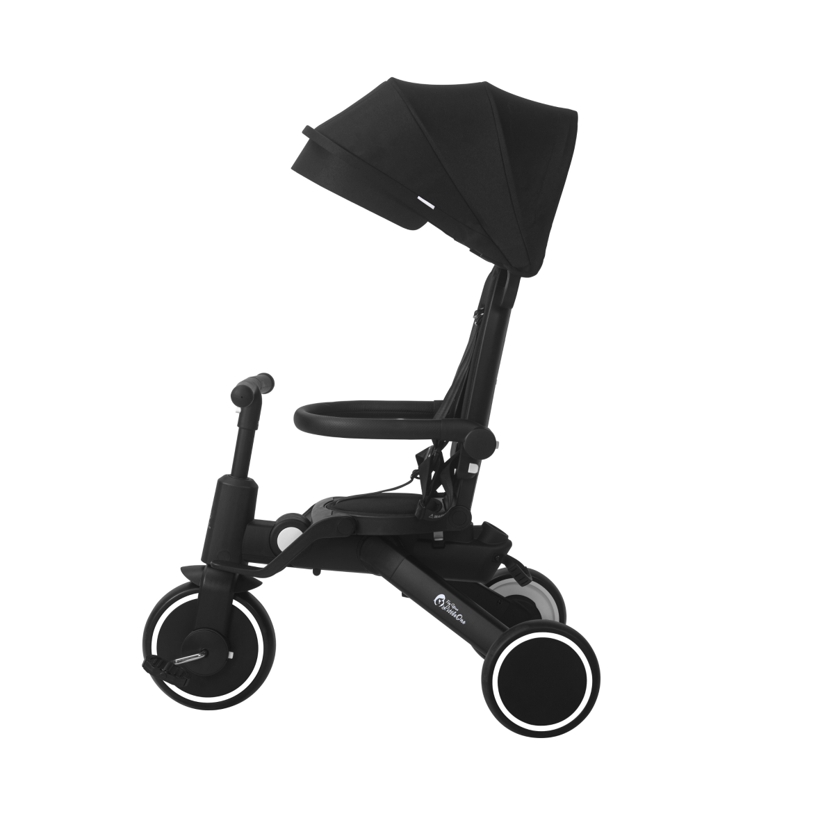 Foryourlittleone Xplor Plus 6 in 1 Foldable Trike - Jet Black (10m-5y)