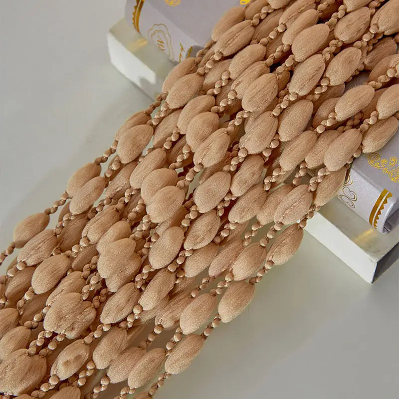Elegant Beaded Doorway Curtain – Decorative Room Divider for Home