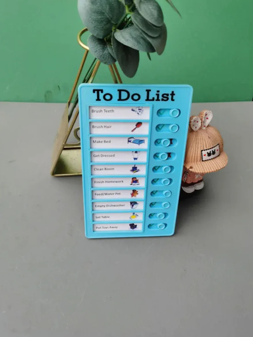 Reusable Habit Tracker for Kids - Daily Routine Board