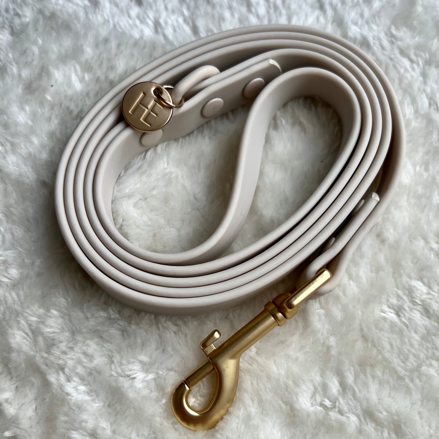 Oatmeal Latte 'All Weather' Dog Collar