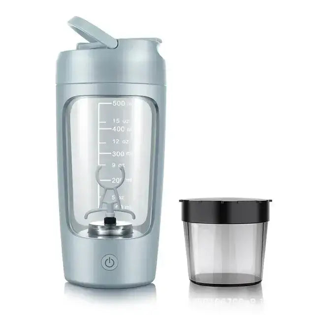 Electric Protein Shaker Bottle Portable USB Blender Cup for Gym, Fitness, and Supplements