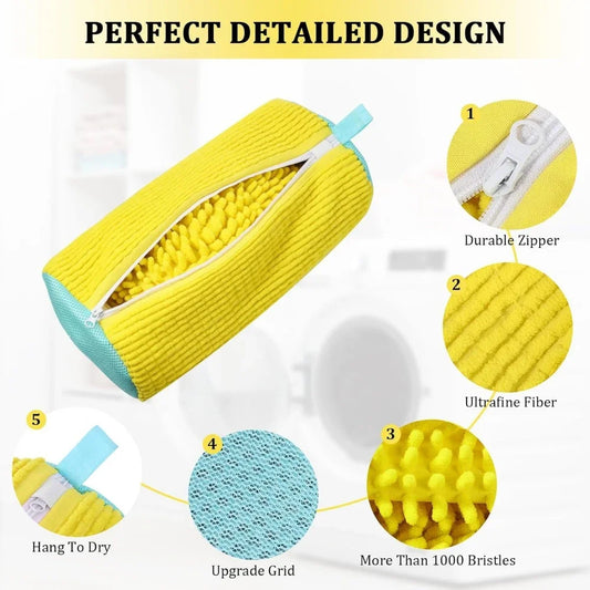Laundry Shoe Washing Bag – Padded Net Protector for Machine Wash