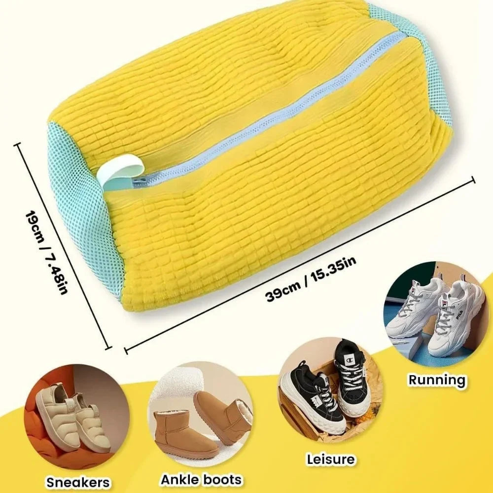 Laundry Shoe Washing Bag – Padded Net Protector for Machine Wash