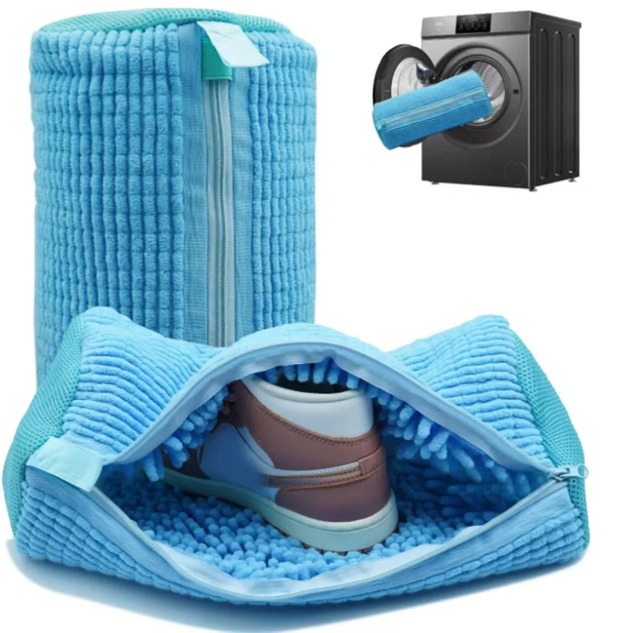 Laundry Shoe Washing Bag – Padded Net Protector for Machine Wash