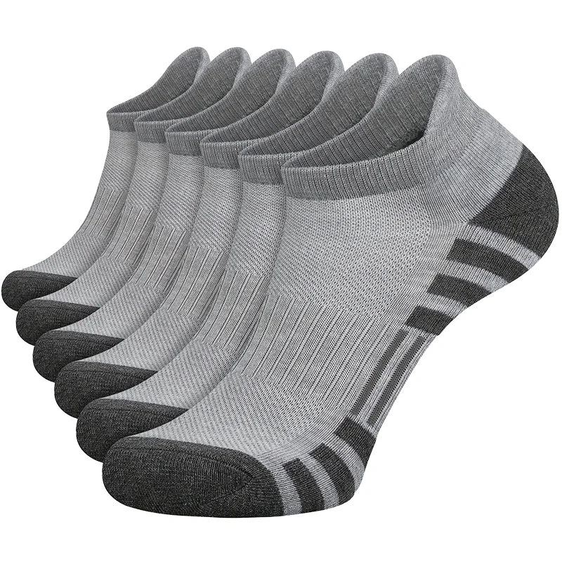 Men’s Gym & Outdoor Socks – 6 or 12 Pairs Soft Grip Crew
