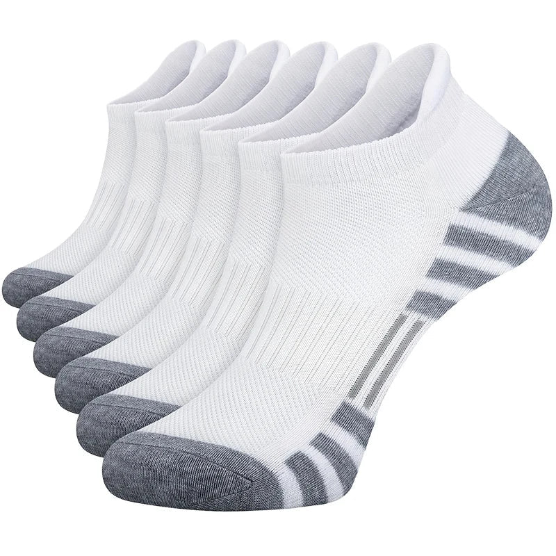 Men’s Gym & Outdoor Socks – 6 or 12 Pairs Soft Grip Crew