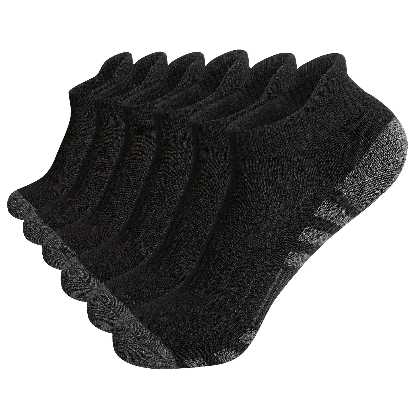 Men’s Gym & Outdoor Socks – 6 or 12 Pairs Soft Grip Crew
