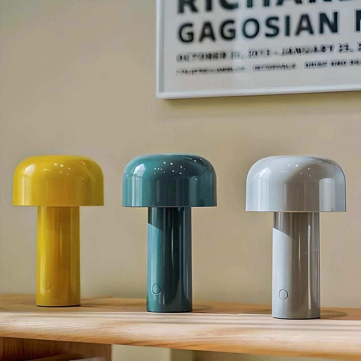 Mini Mushroom Desk Lamp (7 Colors)