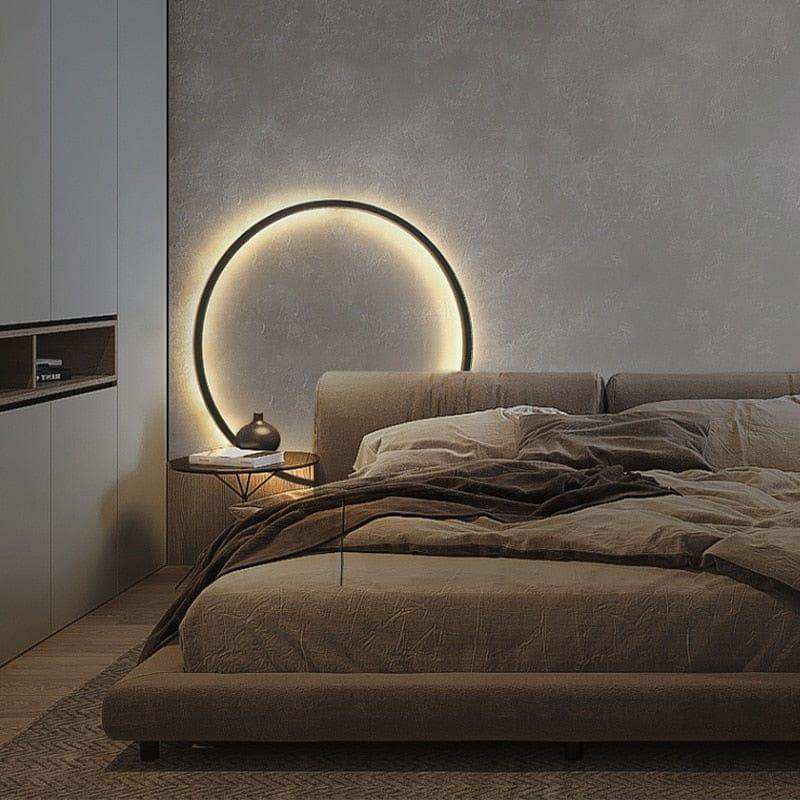 Minimalist LED Wall Ring Light