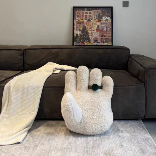 Creative Palm Pillow – Five Finger Plush Cushion in Fun Hand Shape