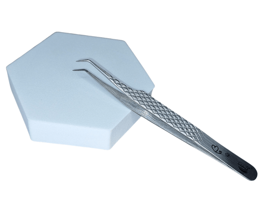 New Style 45 Degree Fibre Grip Tweezers