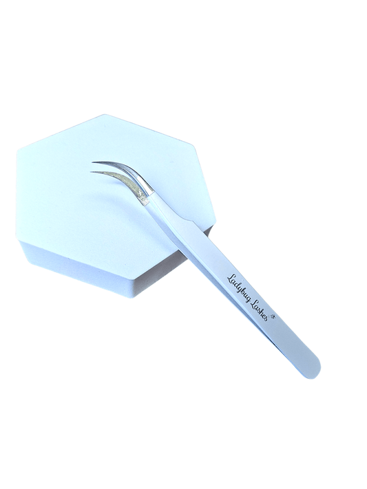 Non-Fibre Grip Curved Tweezers