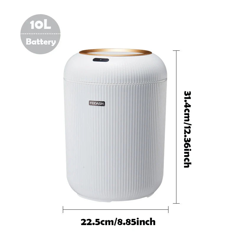 Smart Motion Sensor Trash Can – Automatic Bin for Kitchen & Bathroom