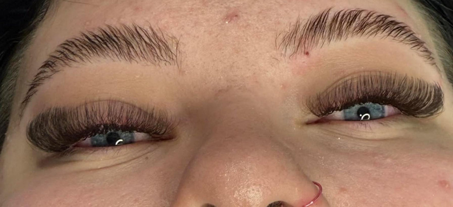 Brown 6D Clover Lash Mixed Tray