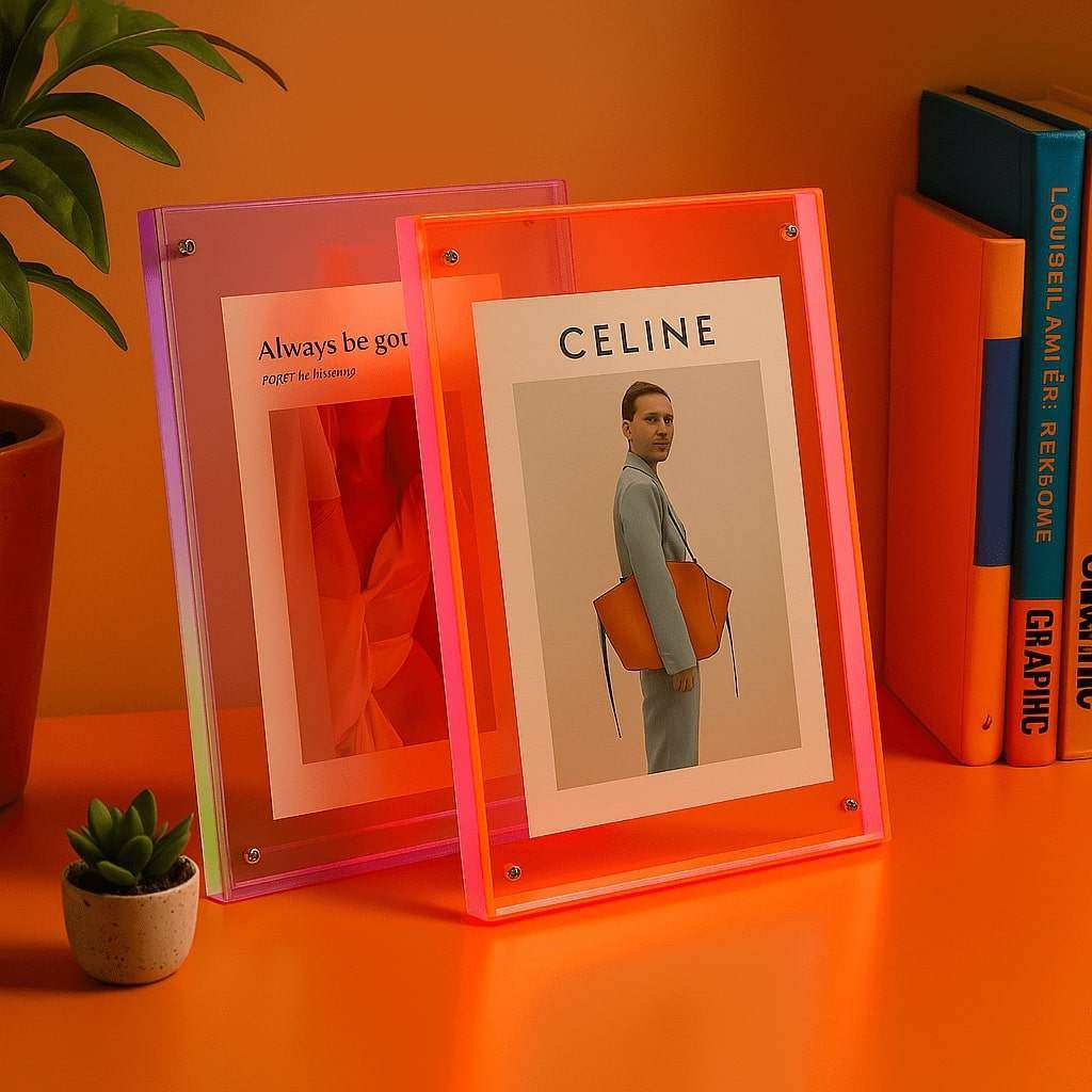 Transparent Acrylic Picture Frame