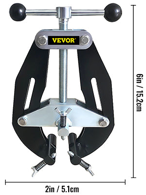 VEVOR Steel Pipe Clamp 2-6in 5-12in Adjustable Welding Alignment Clamp Tube to Flange Fittings Tee Versatile Ultra Fit Clamps