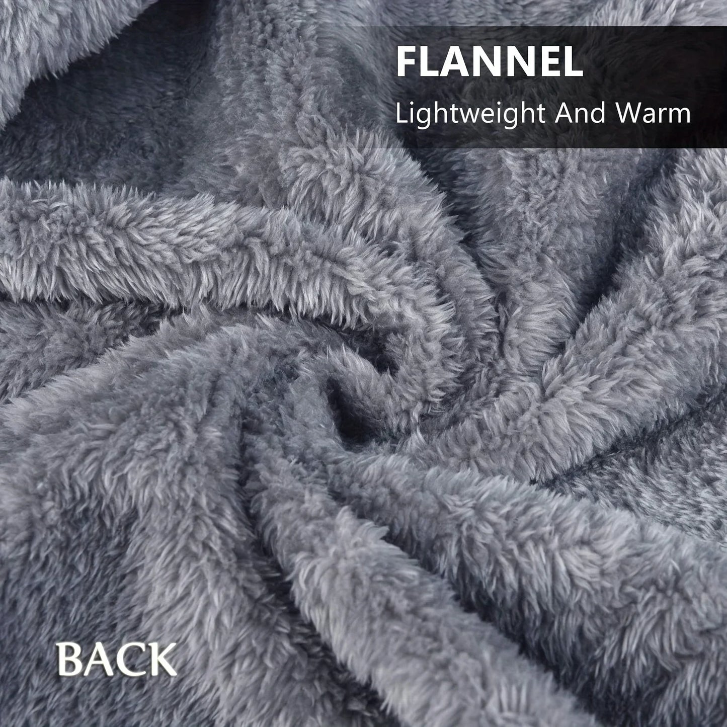 Wearable Flannel Blanket Shawl – Soft Fleece Wrap for Home & Office